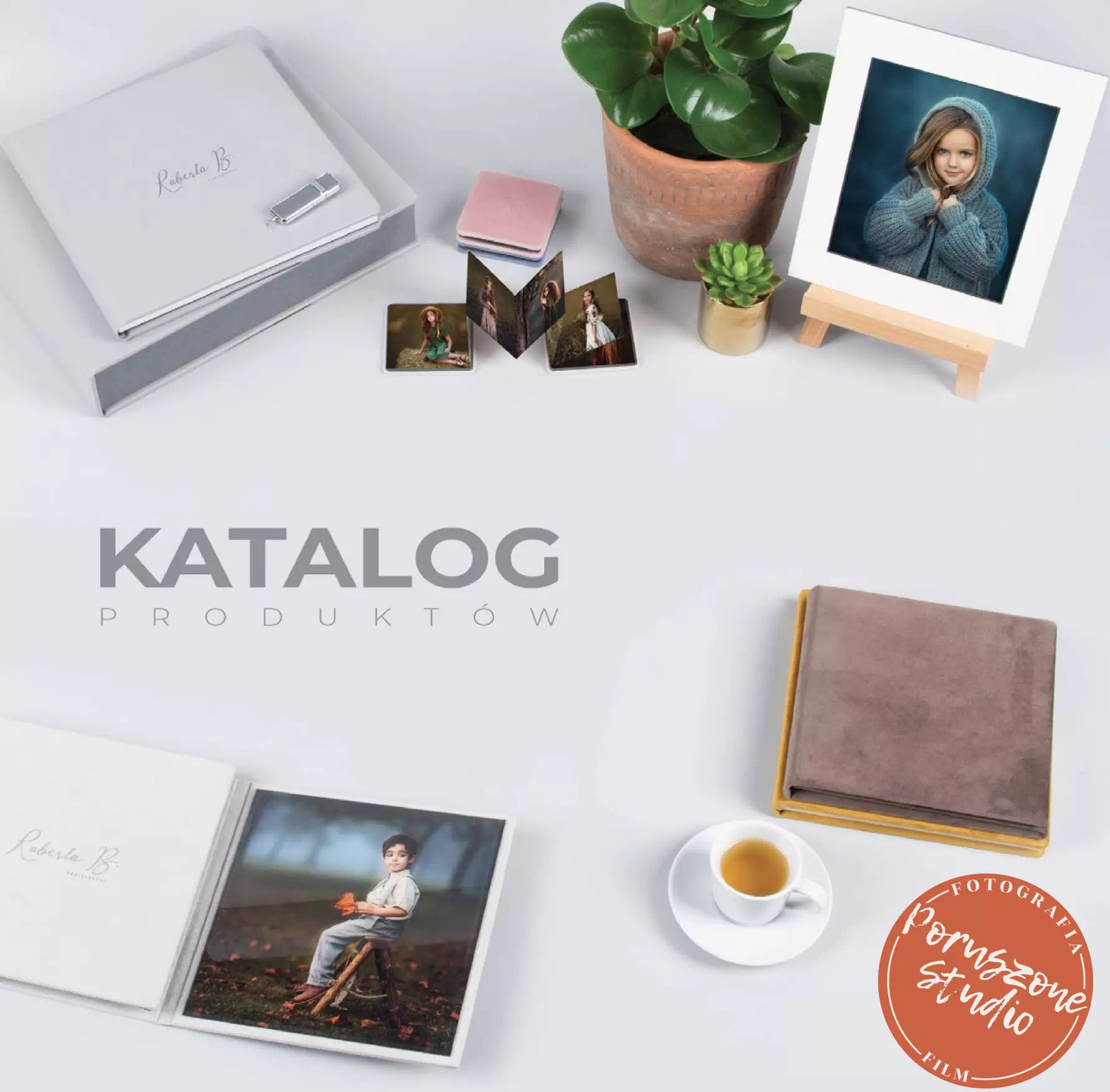 Okładka katalogu produktów Poruszone Studio